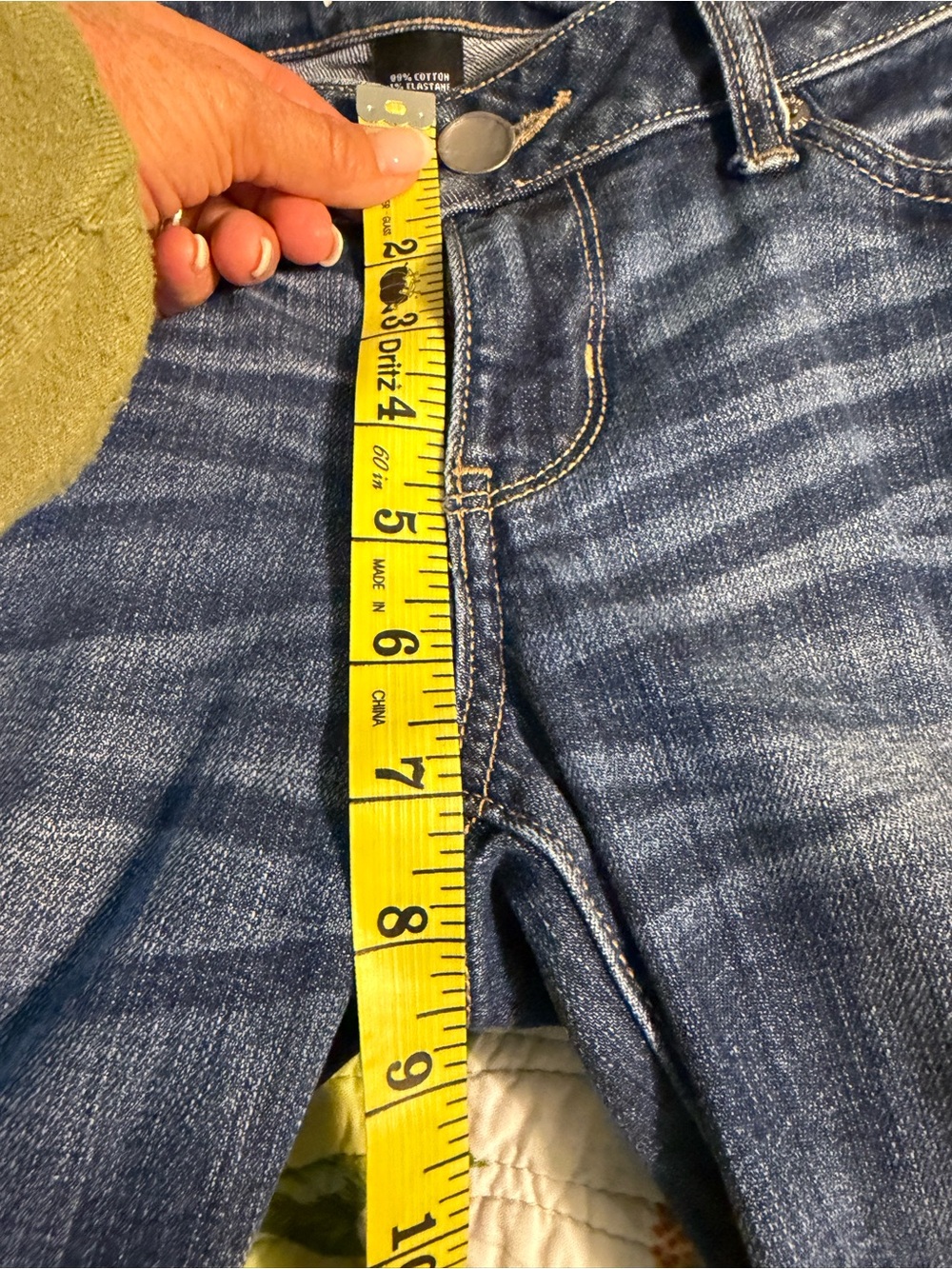 Victoria's Secret Love Distressed Boot Cut Jeans - Picture 6 of 8